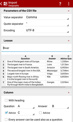 MM3-TeachingMachine - CSV Import