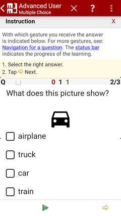 Question - MM3-TeachingMachine - Flashcards - My mobile is my TeachingMachine