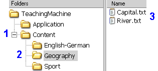 MM3-TeachingMachine - Structuring of the studying contents